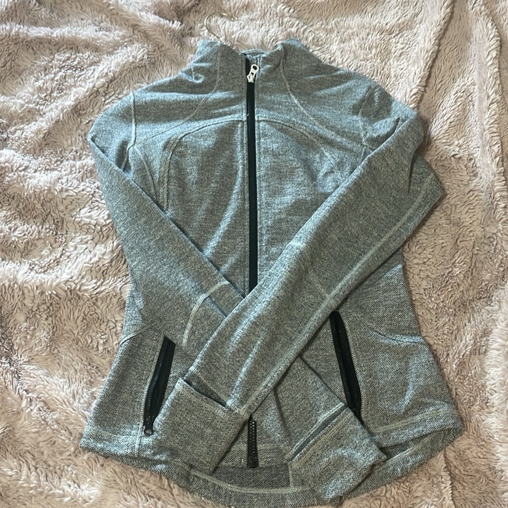 Lululemon Ghost Herringbone Define Jacket Size 8 … - image 5